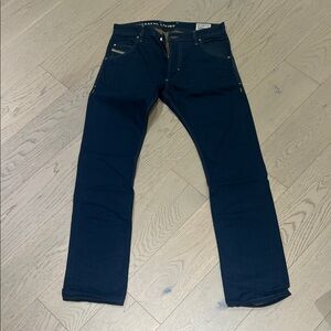 Diesel Straight Fit Jeans in Dark Navy
